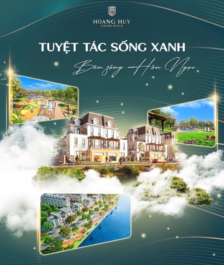 Hoàng Huy Green River Hải Phòng được đánh giá là khu đô thị xanh đáng sống bậc nhất