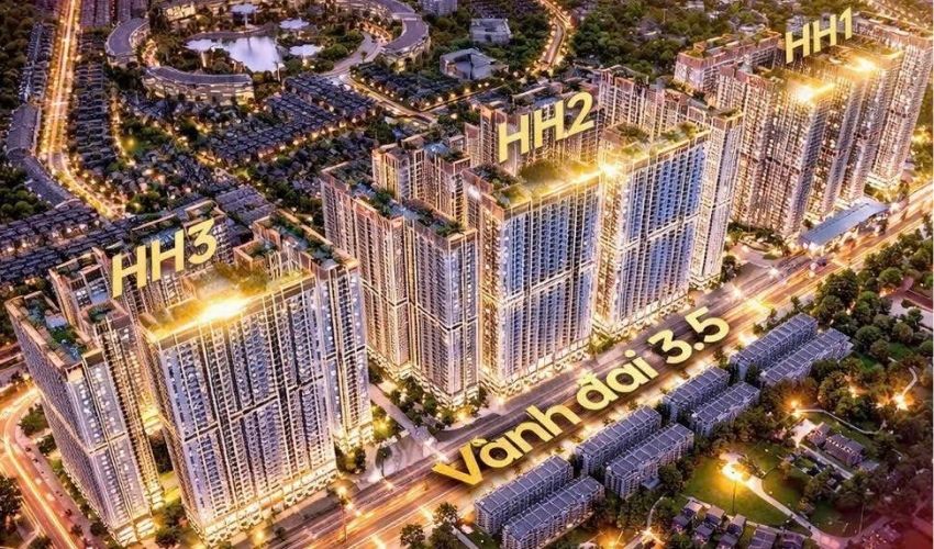 The Flame Vine là tên thương mại của tòa HH3, thuộc đại đô thị Hinode Royal Park.