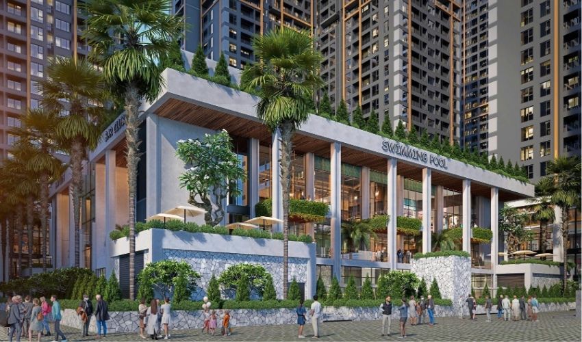 Trung tâm thương mại & dịch vụ nội khu hiện đại