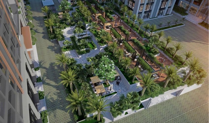 Công viên & không gian xanh được trú trọng đầu tư tại The Flame Vine