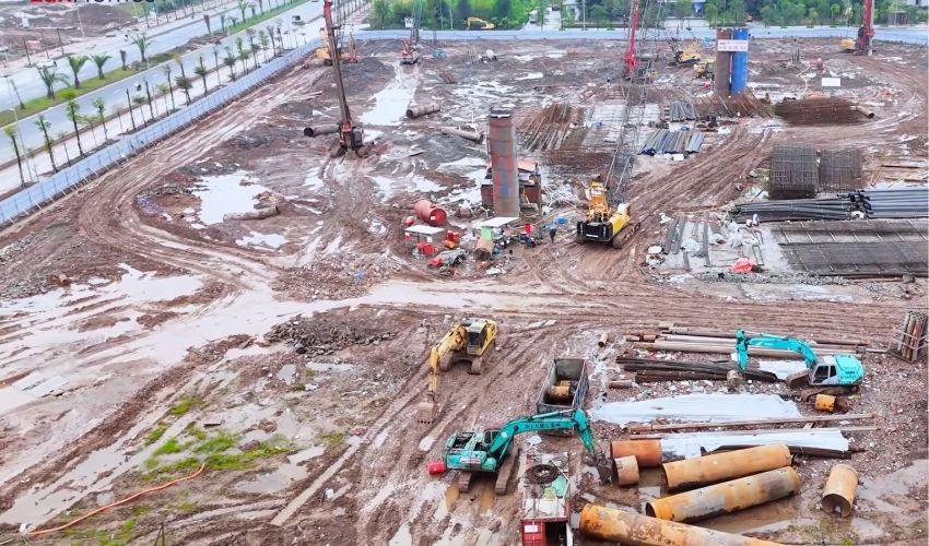 Tiến độ xây dựng dự án The Flame Vine Hoài Đức mới nhất